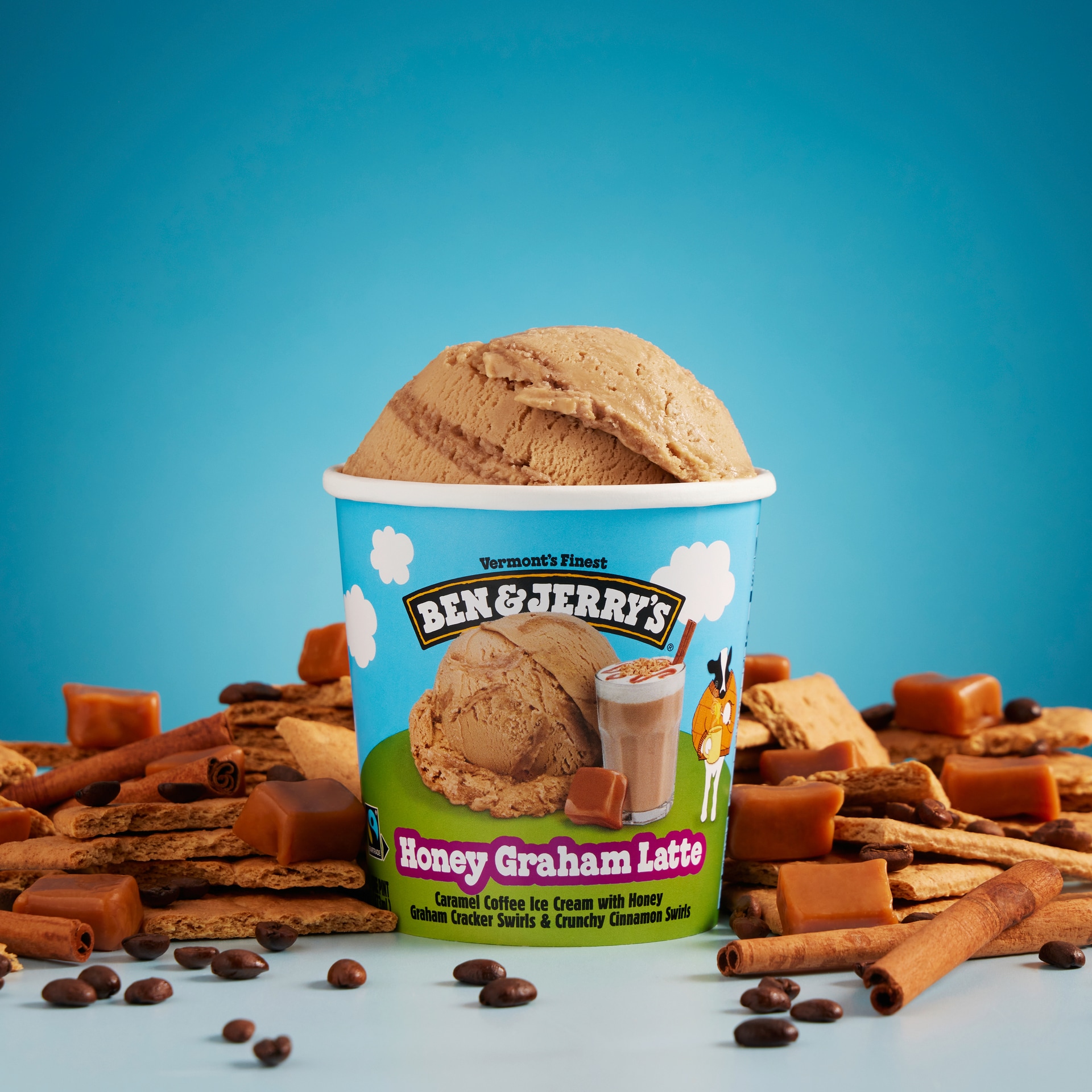 Honey Graham Latte Ice Cream | Ben & Jerry's
